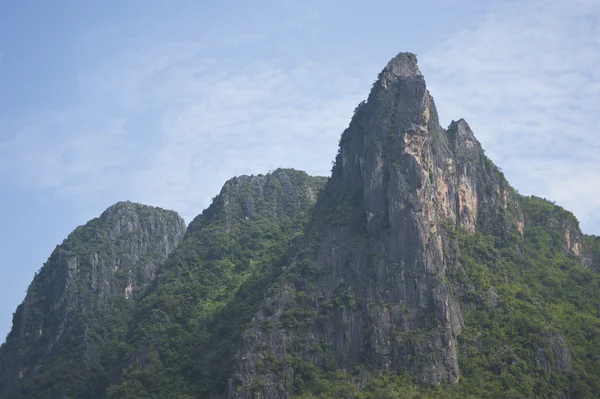 stock image Landscape of a mountain on sky