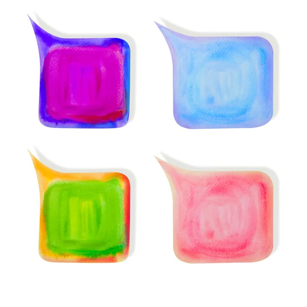 Acqua Colore bastone su sfondo bianco, isolato — Foto Stock
