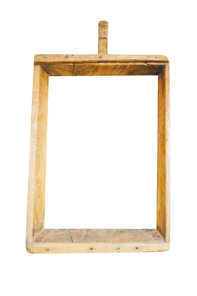 Wood of frame on white background — Stock Photo, Image