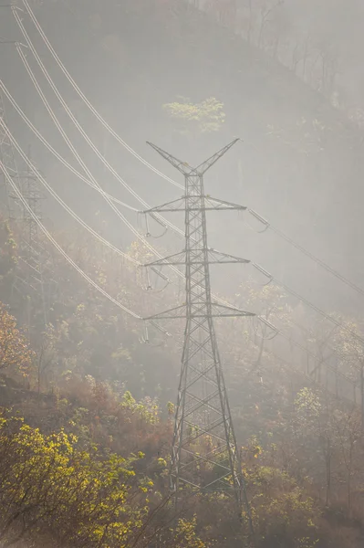 Stock image Electricity pylons