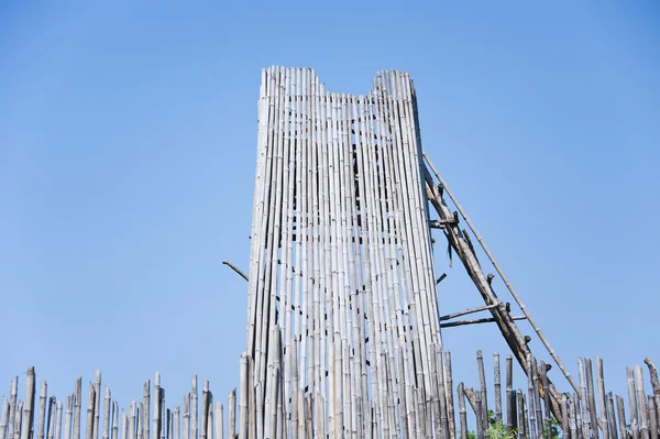 Bamboo building site of thailand — Stock Photo, Image