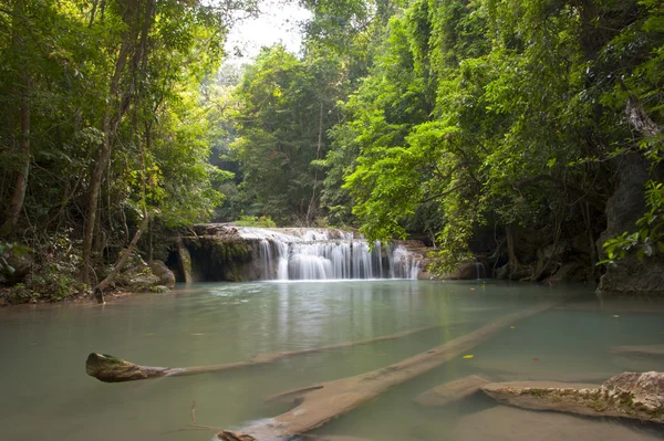 Waterfall from kanjanaburi province of thailand — Stock Photo, Image