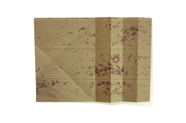 Abstract Old Paper su sfondo bianco — Foto Stock