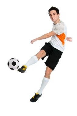 Soccer player clipart