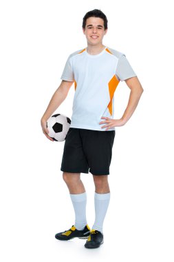 Soccer player clipart