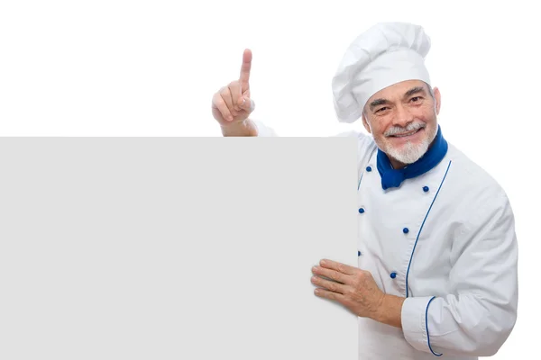 Portret przystojny szef kuchni — Zdjęcie stockowe