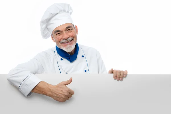 Potret seorang koki tampan — Stok Foto