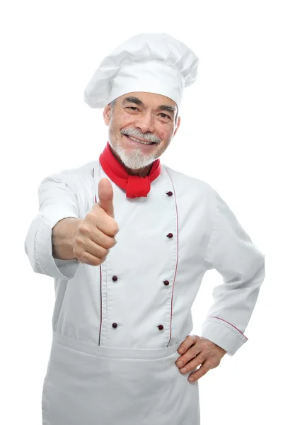 Potret seorang koki tampan — Stok Foto