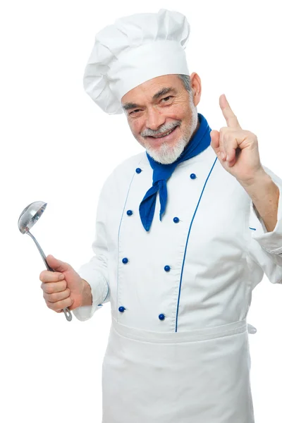 Portrait d'un beau chef — Photo