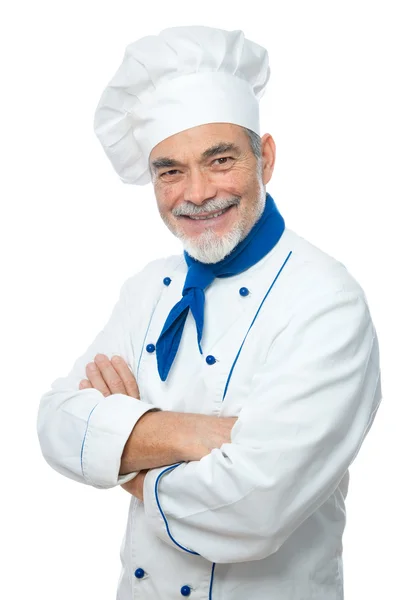 Retrato de un guapo chef — Foto de Stock
