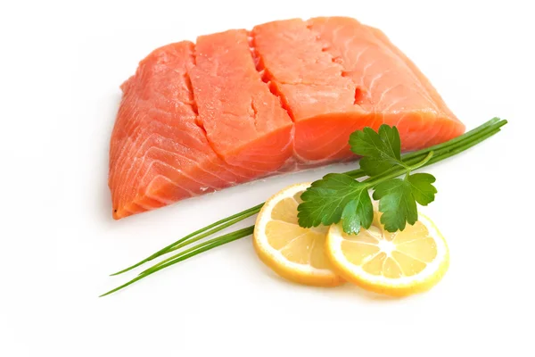 Filé de salmão fresco — Fotografia de Stock