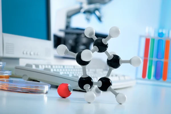 Struktura molekularna — Zdjęcie stockowe