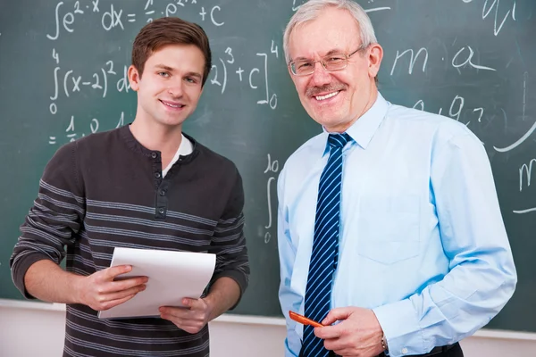 Professor e aluno — Fotografia de Stock