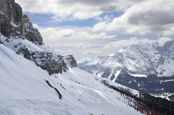 Carezza Kayak alanı, dolomites — Stok fotoğraf