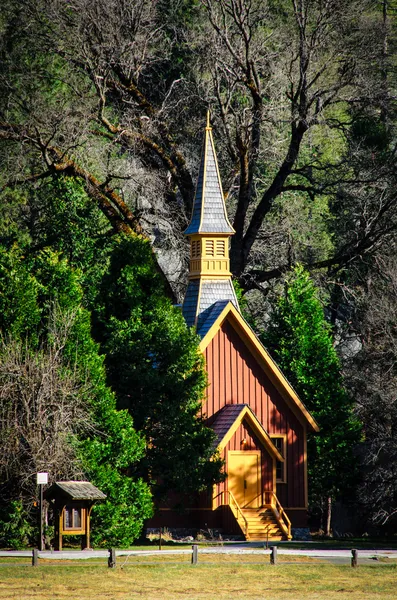 교회, 요세미티 국립 공원, 미국 — 스톡 사진