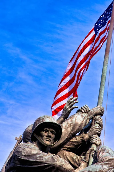 Военный мемориал Иводзимы, США — стоковое фото