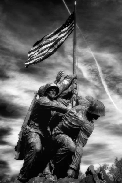 Военный мемориал корпуса морской пехоты — стоковое фото