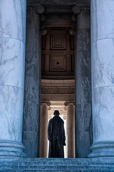 托马斯 · 杰斐逊纪念堂 — 图库照片