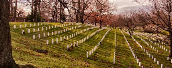 Arlingtonu národní hřbitov ve Virginii, usa — Stock fotografie