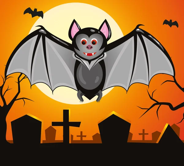 Pipistrello vampiro Dracula Illustrazione Stock