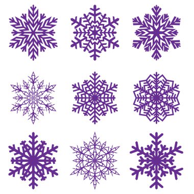 Decorative snowflake. Vector illustration. clipart