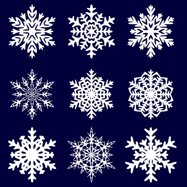 Декоративна сніжинка. Векторні ілюстрації . — стоковий вектор