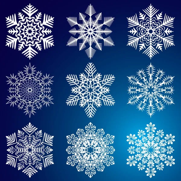 Decoratieve sneeuwvlok. vectorillustratie. — Stockvector