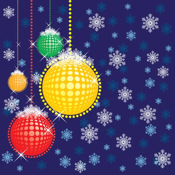 Balls for a decoration. Christmas. Vector. — Stock Vector