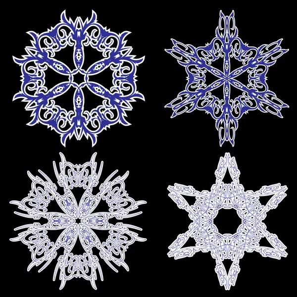 Snowflakes. Vector illustration. — Stock Vector