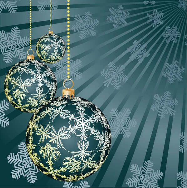 Las bolas para la decoración. Navidad. Vector . — Archivo Imágenes Vectoriales