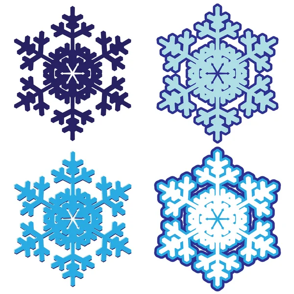 Snowflakes. Vector illustration. — Stock Vector