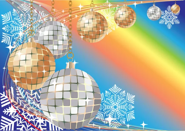 Balls for a decoration. Christmas. — Stock Vector