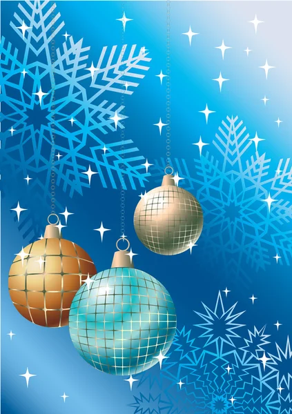Des boules pour une décoration. Noël . — Image vectorielle