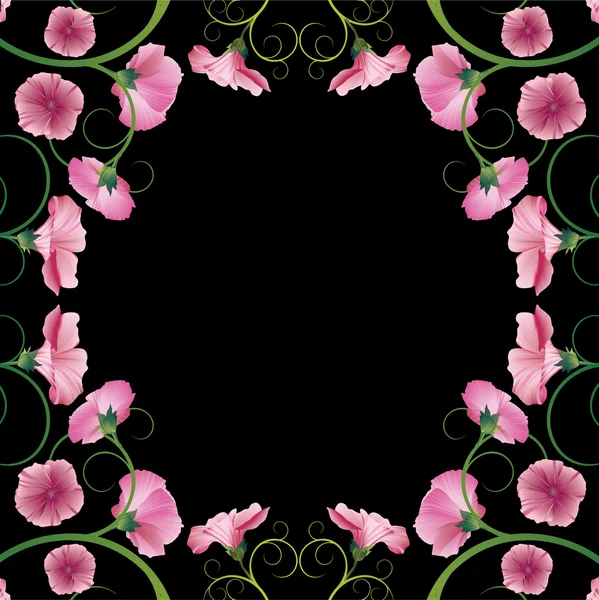 Διακοσμητικό λουλούδι φόντο. εικονογράφηση φορέας. — Διανυσματικό Αρχείο