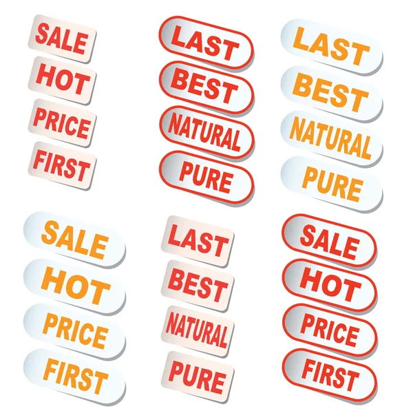 Set Labels and design element. — Stock Vector