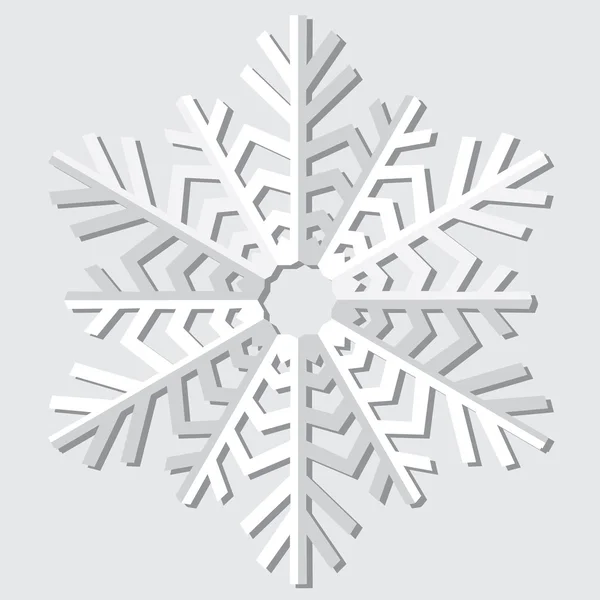 Snöflingor. vektor illustration. — Stock vektor