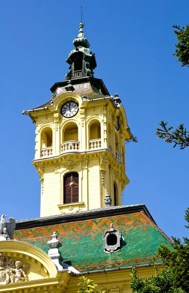 Tower of City Hall in Szeged — Stock Photo, Image