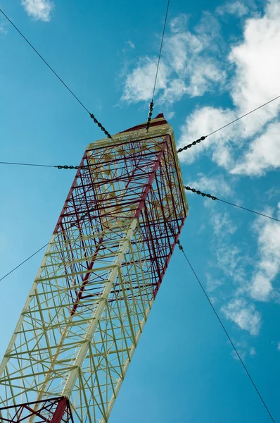 Fechar de uma antena de rádio — Fotografia de Stock