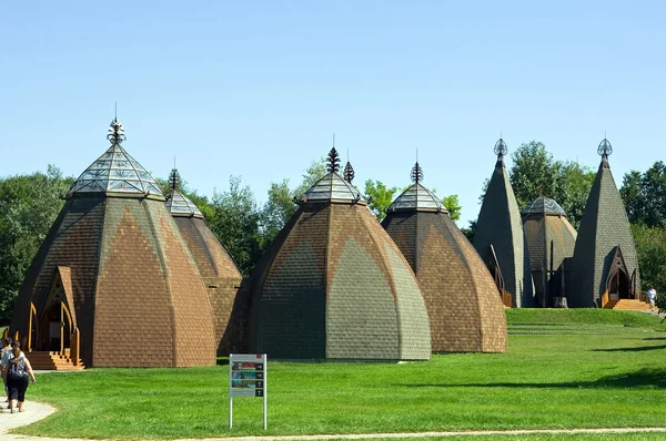 Musée hongrois de la yurta à Opusztaszer, Hongrie — Photo