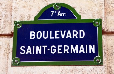 Boulevard Saint-Germain clipart