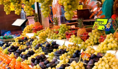 Greengrocer in Paris clipart