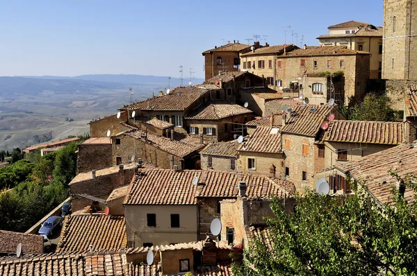 Casas de Volterra — Fotografia de Stock