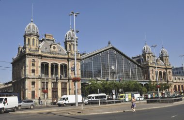 The Western Railway Station in Budapest clipart