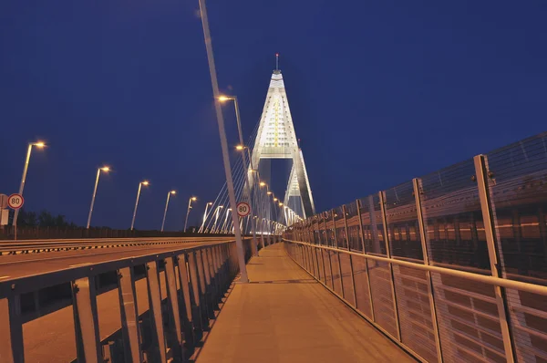 El nuevo puente llamado Megyeri en Budapet —  Fotos de Stock
