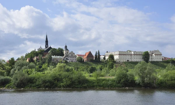 Panorama av sandomierz — Stockfoto