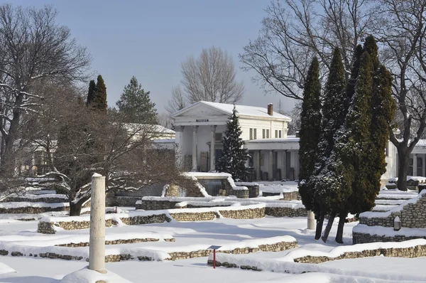 stock image Roman ruins in Aquincum