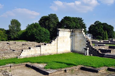 Roman ruins in Budapest clipart