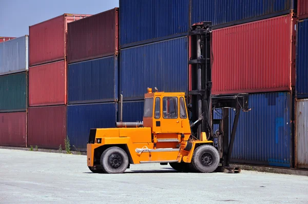 Containerhantering — Stockfoto