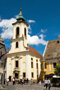 Orthodox church in Szentendre clipart