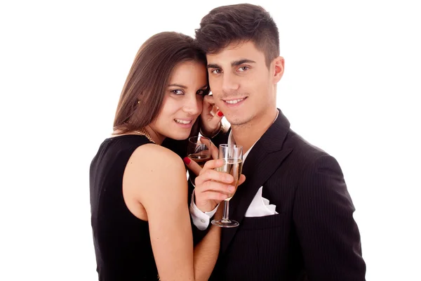 Couple celebrating — Stock Photo, Image